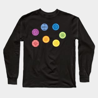 Chakra mandalas Long Sleeve T-Shirt